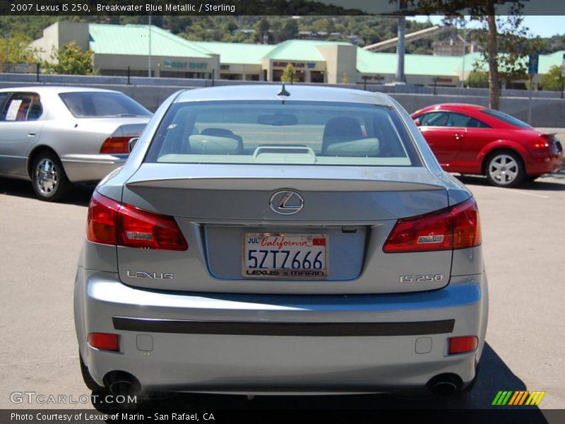 Breakwater Blue Metallic / Sterling 2007 Lexus IS 250