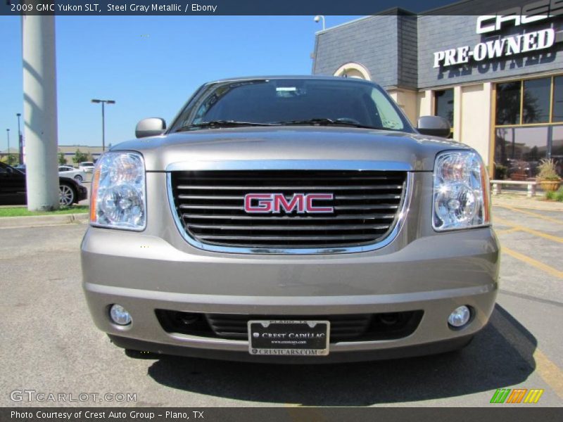 Steel Gray Metallic / Ebony 2009 GMC Yukon SLT