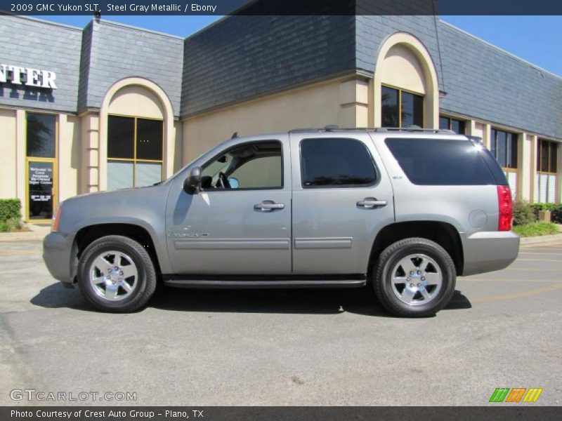 Steel Gray Metallic / Ebony 2009 GMC Yukon SLT