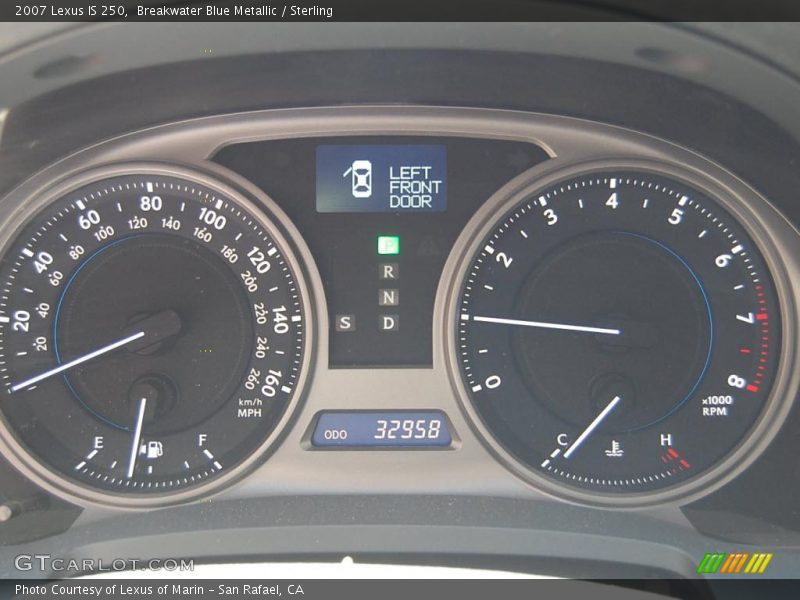 Breakwater Blue Metallic / Sterling 2007 Lexus IS 250