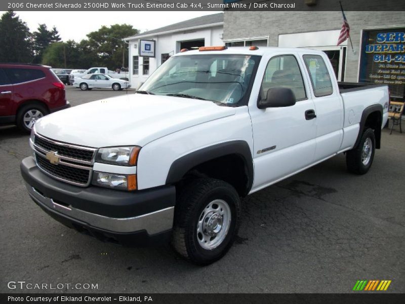 Summit White / Dark Charcoal 2006 Chevrolet Silverado 2500HD Work Truck Extended Cab 4x4