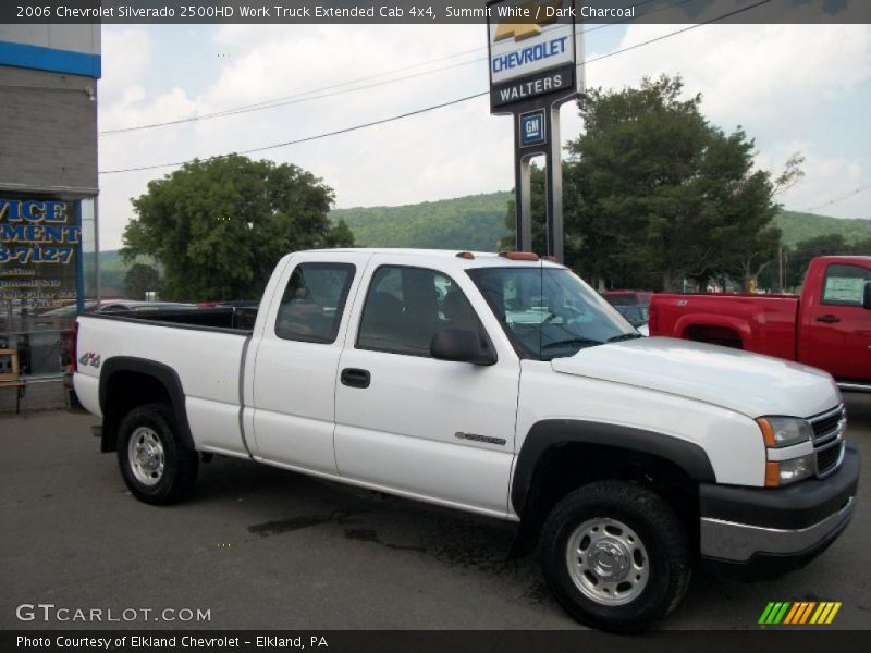 Summit White / Dark Charcoal 2006 Chevrolet Silverado 2500HD Work Truck Extended Cab 4x4