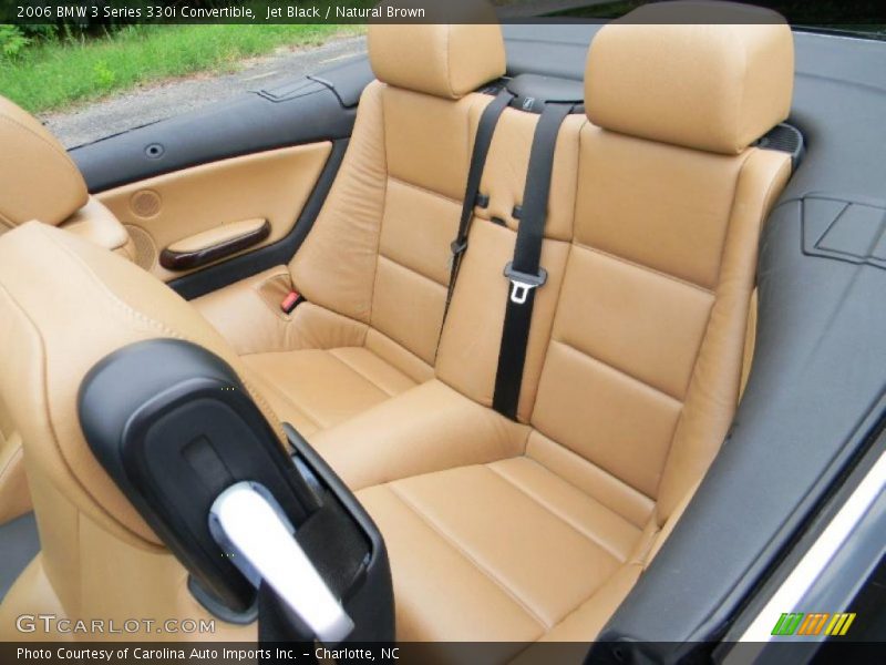 Jet Black / Natural Brown 2006 BMW 3 Series 330i Convertible