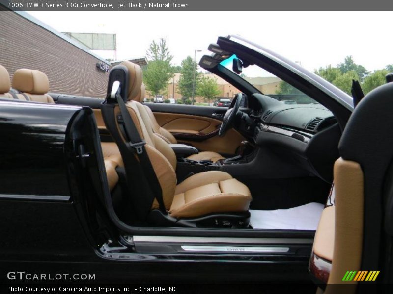 Jet Black / Natural Brown 2006 BMW 3 Series 330i Convertible