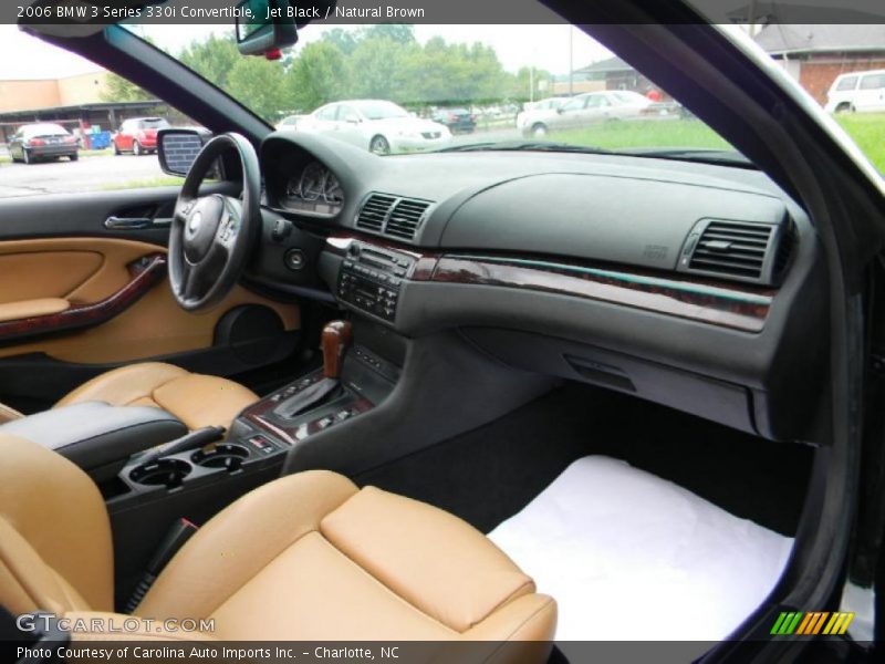Jet Black / Natural Brown 2006 BMW 3 Series 330i Convertible