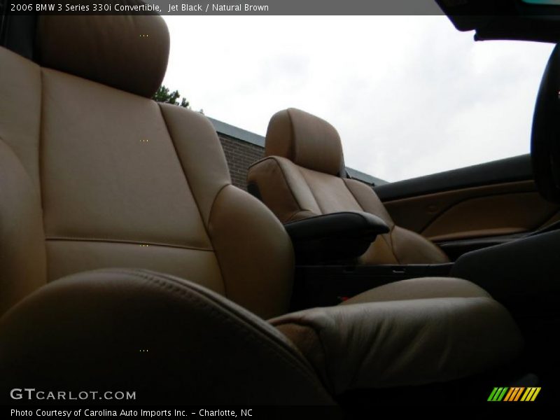 Jet Black / Natural Brown 2006 BMW 3 Series 330i Convertible