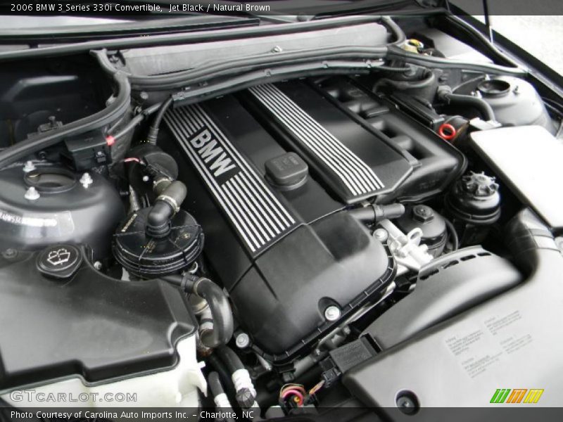 Jet Black / Natural Brown 2006 BMW 3 Series 330i Convertible