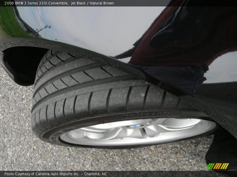 Jet Black / Natural Brown 2006 BMW 3 Series 330i Convertible
