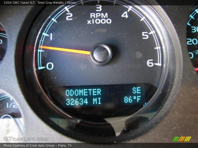Steel Gray Metallic / Ebony 2009 GMC Yukon SLT