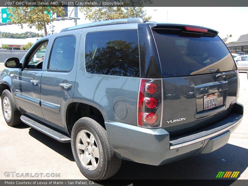 Stealth Gray Metallic / Ebony Black 2007 GMC Yukon Denali AWD