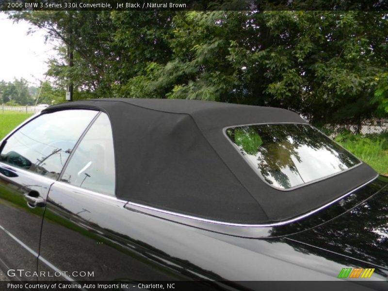Jet Black / Natural Brown 2006 BMW 3 Series 330i Convertible
