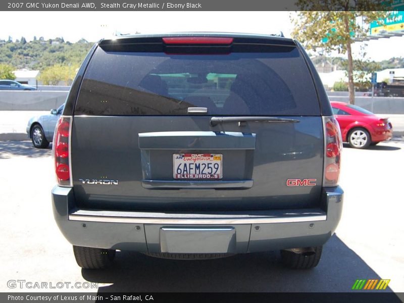 Stealth Gray Metallic / Ebony Black 2007 GMC Yukon Denali AWD