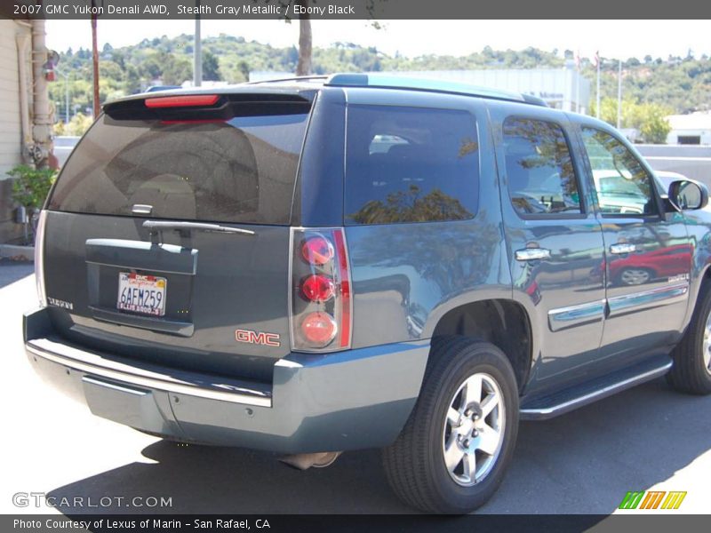 Stealth Gray Metallic / Ebony Black 2007 GMC Yukon Denali AWD