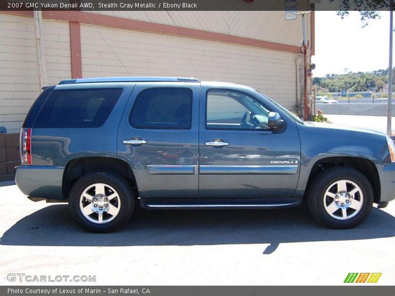Stealth Gray Metallic / Ebony Black 2007 GMC Yukon Denali AWD