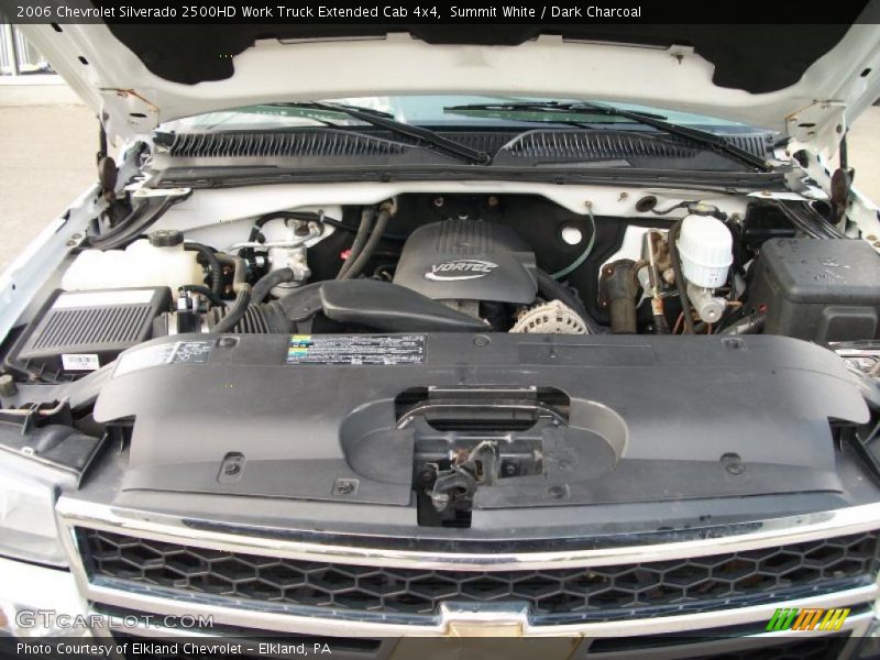 Summit White / Dark Charcoal 2006 Chevrolet Silverado 2500HD Work Truck Extended Cab 4x4
