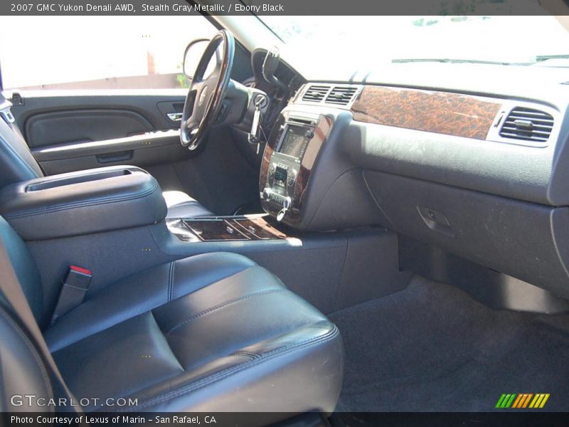 Stealth Gray Metallic / Ebony Black 2007 GMC Yukon Denali AWD