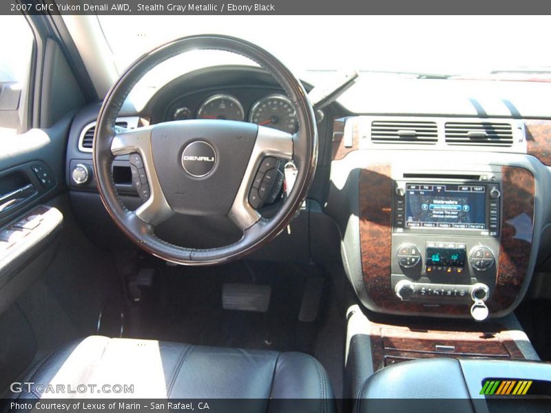 Stealth Gray Metallic / Ebony Black 2007 GMC Yukon Denali AWD