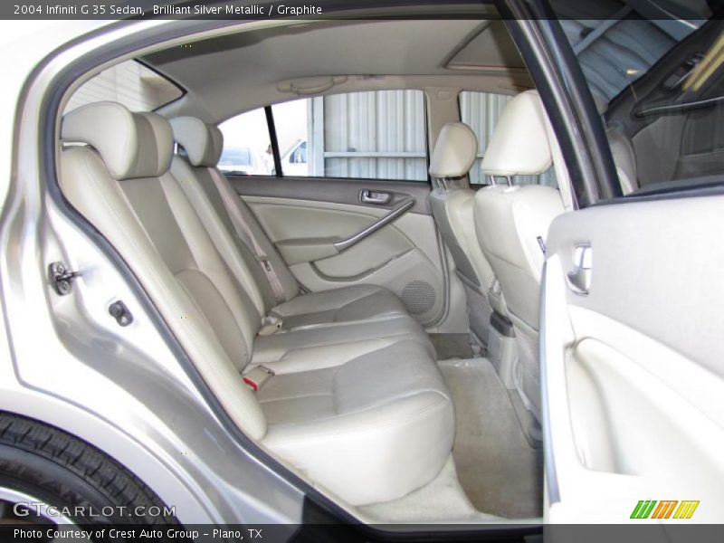 Brilliant Silver Metallic / Graphite 2004 Infiniti G 35 Sedan