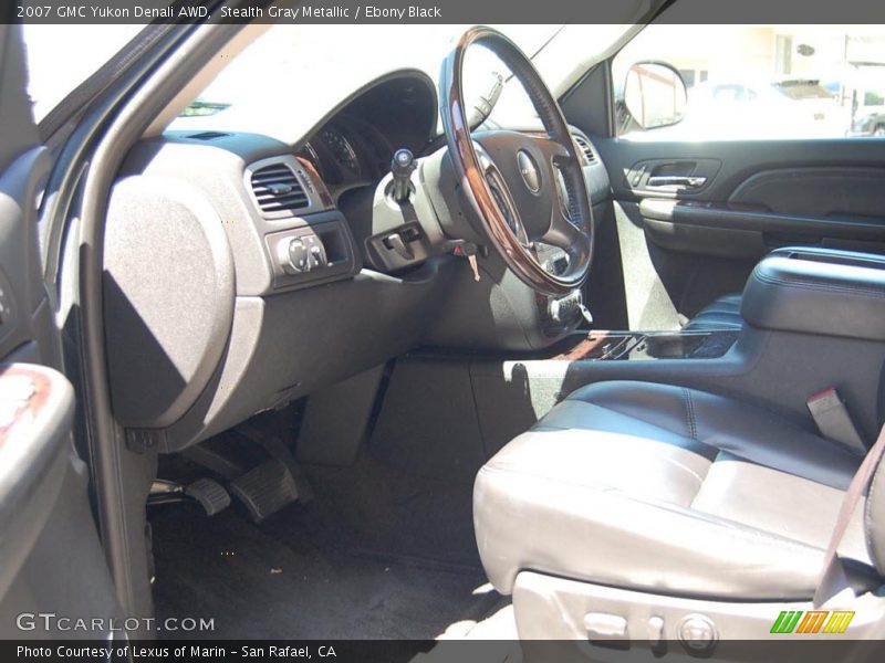 Stealth Gray Metallic / Ebony Black 2007 GMC Yukon Denali AWD