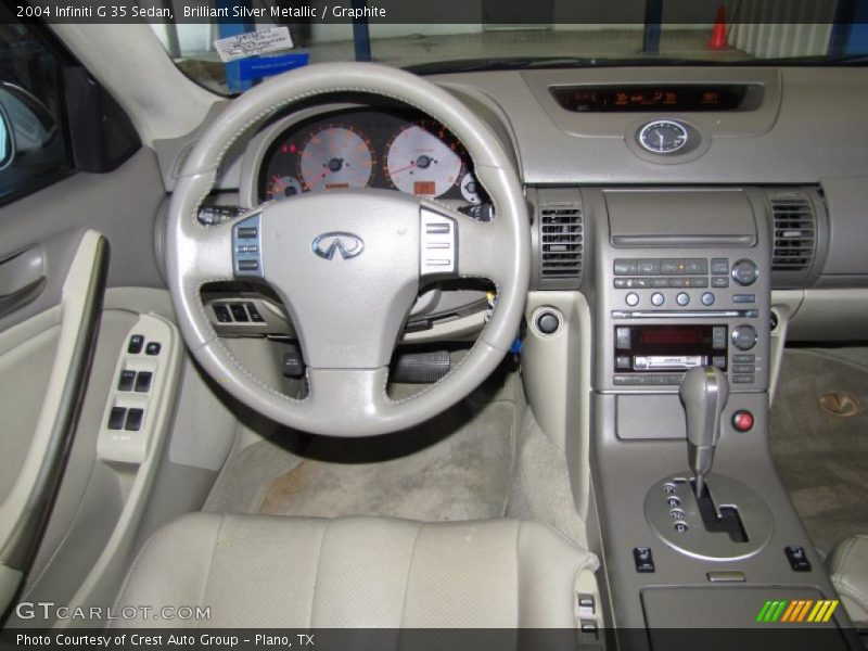 Brilliant Silver Metallic / Graphite 2004 Infiniti G 35 Sedan