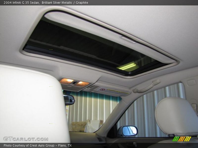 Brilliant Silver Metallic / Graphite 2004 Infiniti G 35 Sedan