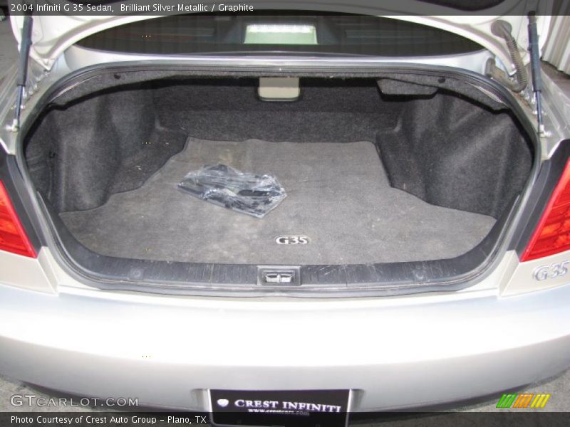 Brilliant Silver Metallic / Graphite 2004 Infiniti G 35 Sedan