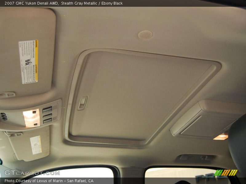 Stealth Gray Metallic / Ebony Black 2007 GMC Yukon Denali AWD