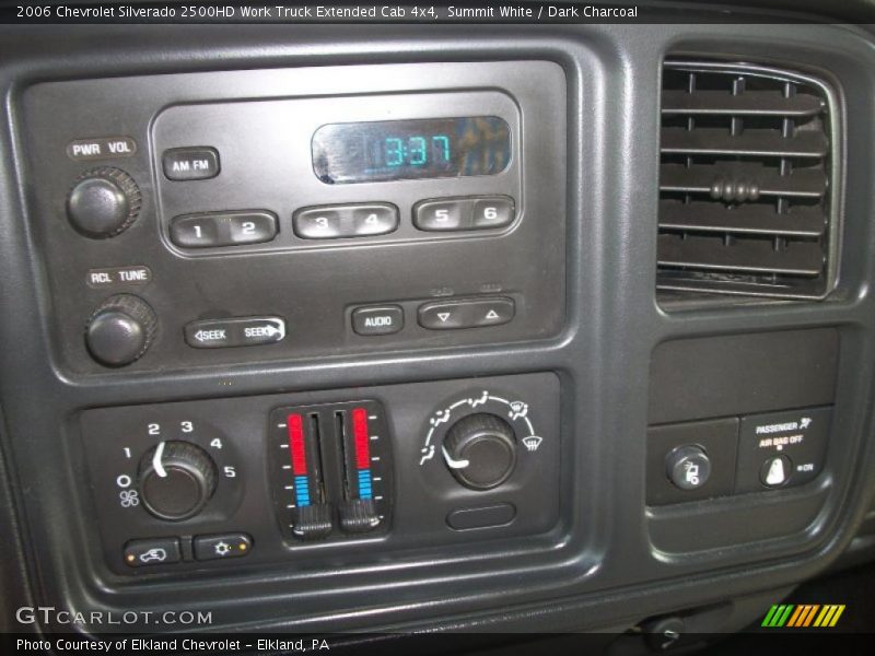 Summit White / Dark Charcoal 2006 Chevrolet Silverado 2500HD Work Truck Extended Cab 4x4