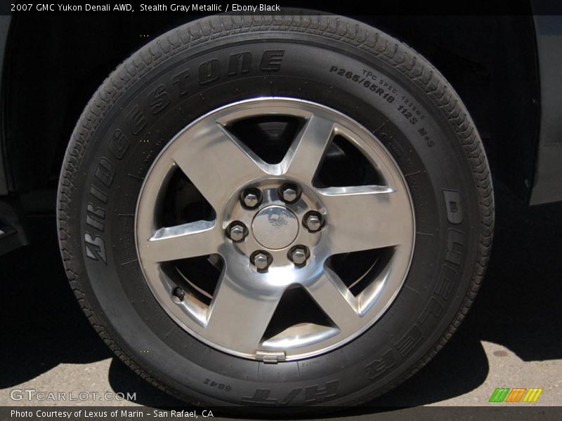 Stealth Gray Metallic / Ebony Black 2007 GMC Yukon Denali AWD