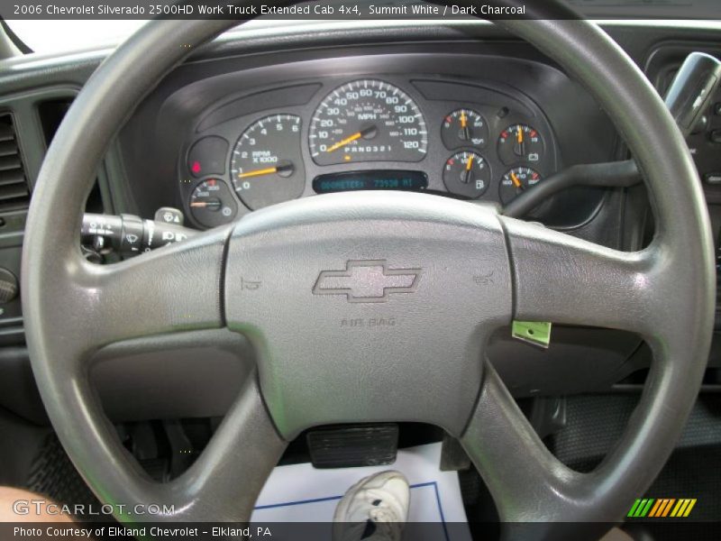 Summit White / Dark Charcoal 2006 Chevrolet Silverado 2500HD Work Truck Extended Cab 4x4
