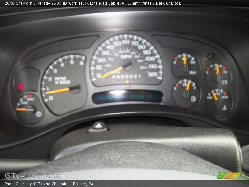 Summit White / Dark Charcoal 2006 Chevrolet Silverado 2500HD Work Truck Extended Cab 4x4