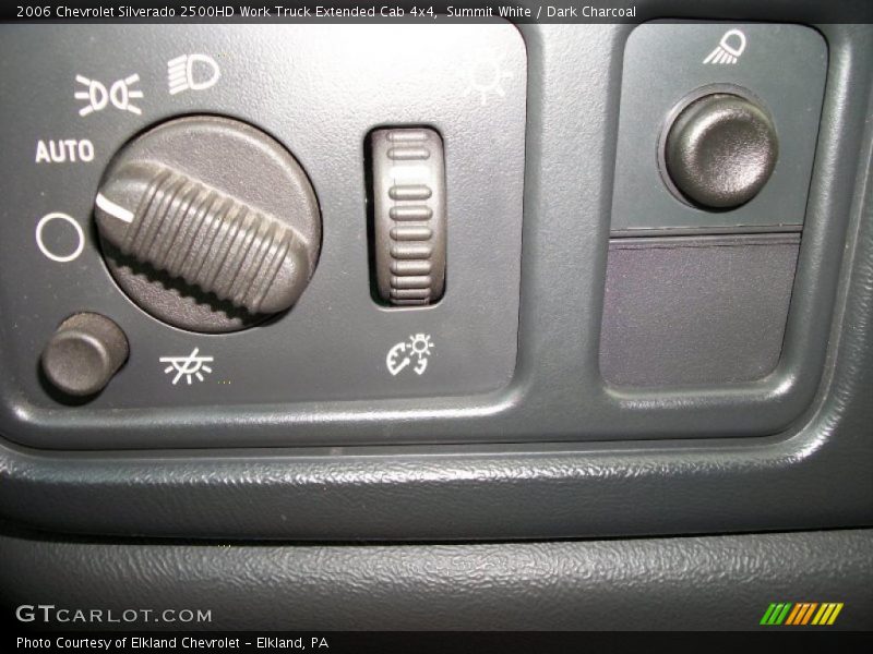 Summit White / Dark Charcoal 2006 Chevrolet Silverado 2500HD Work Truck Extended Cab 4x4