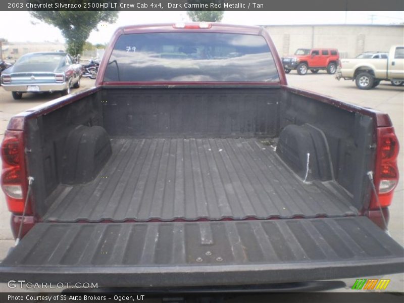 Dark Carmine Red Metallic / Tan 2003 Chevrolet Silverado 2500HD LT Crew Cab 4x4