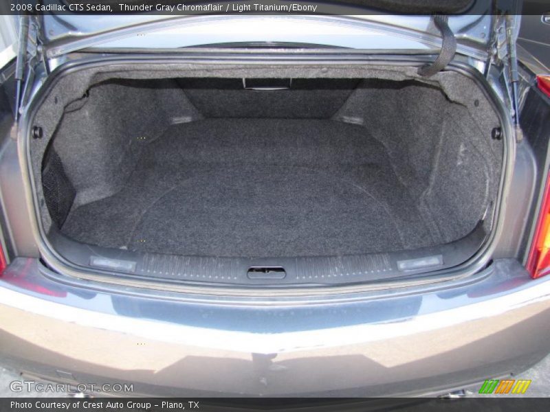 Thunder Gray Chromaflair / Light Titanium/Ebony 2008 Cadillac CTS Sedan