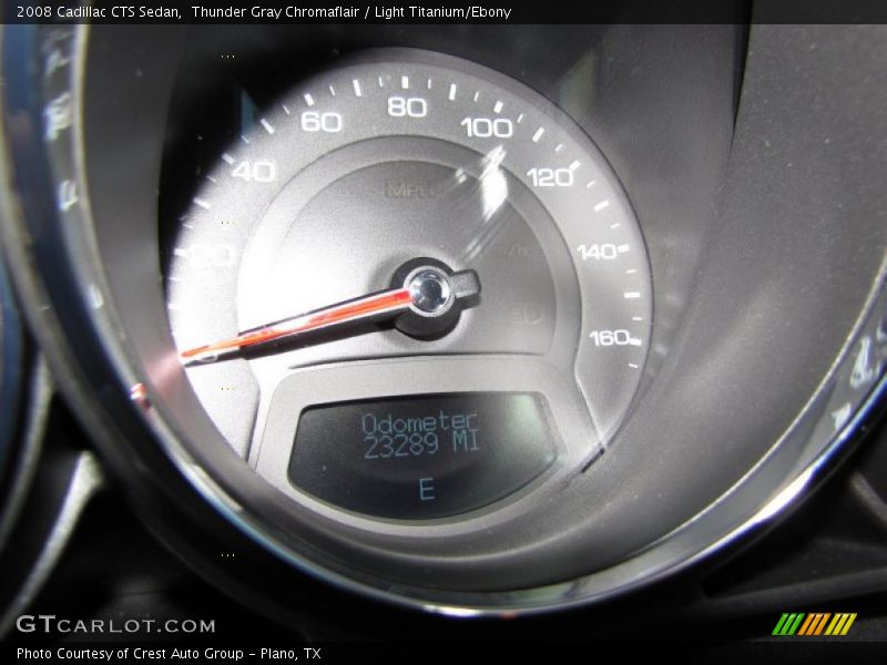 Thunder Gray Chromaflair / Light Titanium/Ebony 2008 Cadillac CTS Sedan