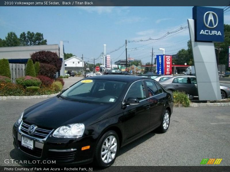 Black / Titan Black 2010 Volkswagen Jetta SE Sedan