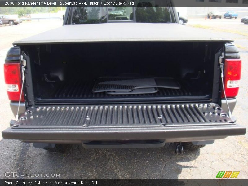 Black / Ebony Black/Red 2006 Ford Ranger FX4 Level II SuperCab 4x4