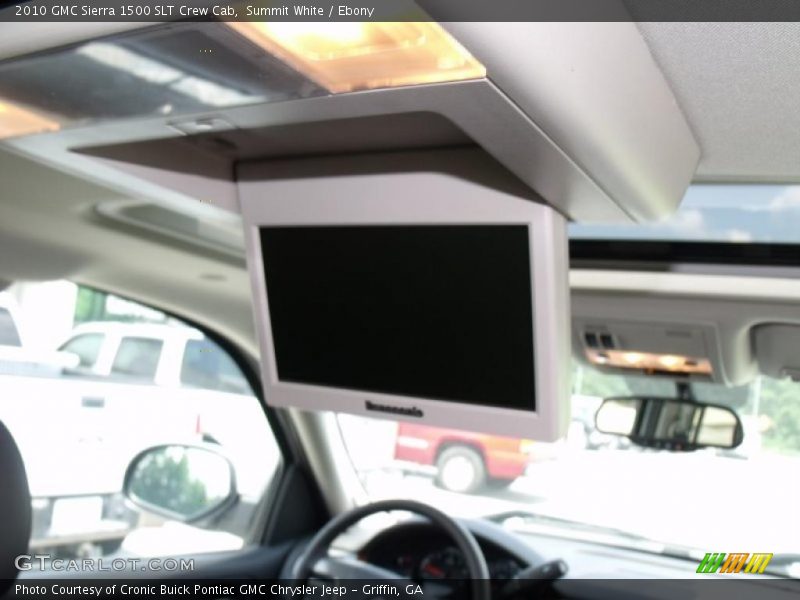 Summit White / Ebony 2010 GMC Sierra 1500 SLT Crew Cab