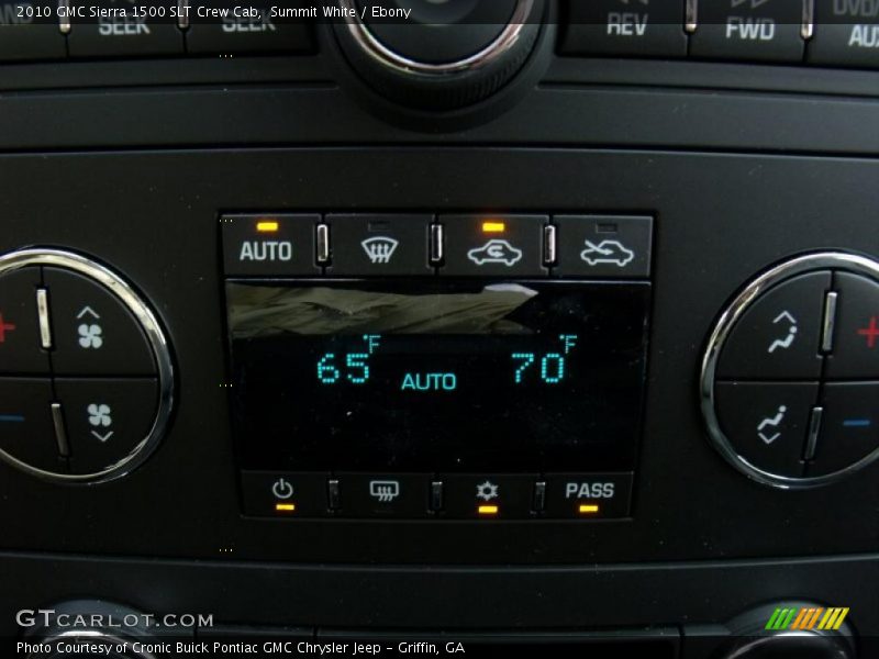 Summit White / Ebony 2010 GMC Sierra 1500 SLT Crew Cab