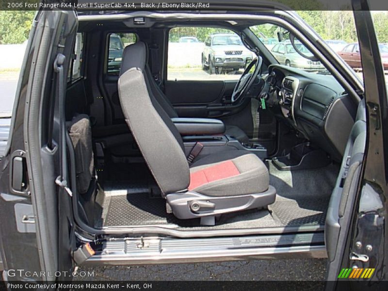 Black / Ebony Black/Red 2006 Ford Ranger FX4 Level II SuperCab 4x4