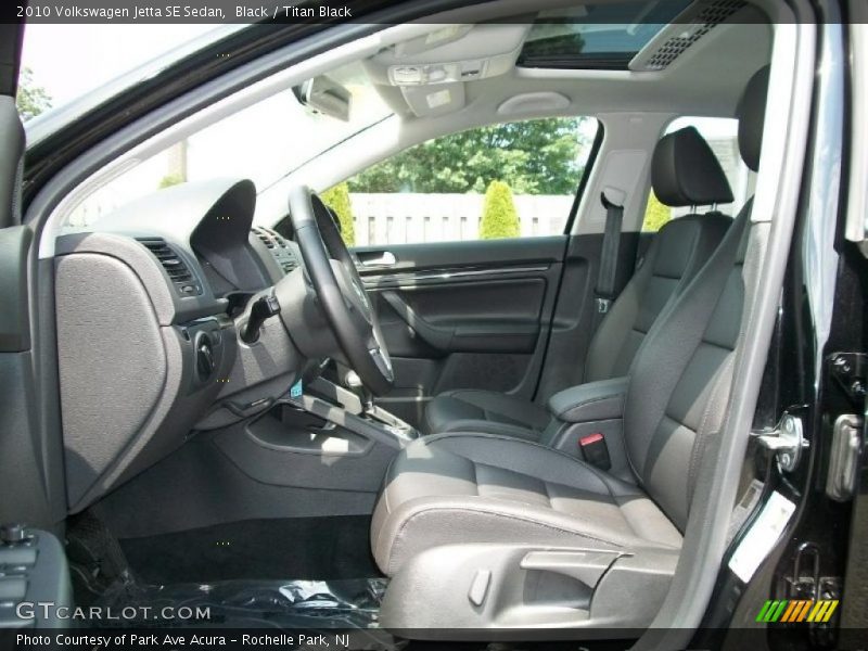 Black / Titan Black 2010 Volkswagen Jetta SE Sedan