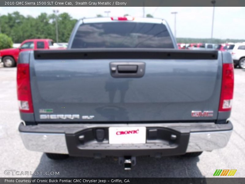 Stealth Gray Metallic / Ebony 2010 GMC Sierra 1500 SLT Crew Cab