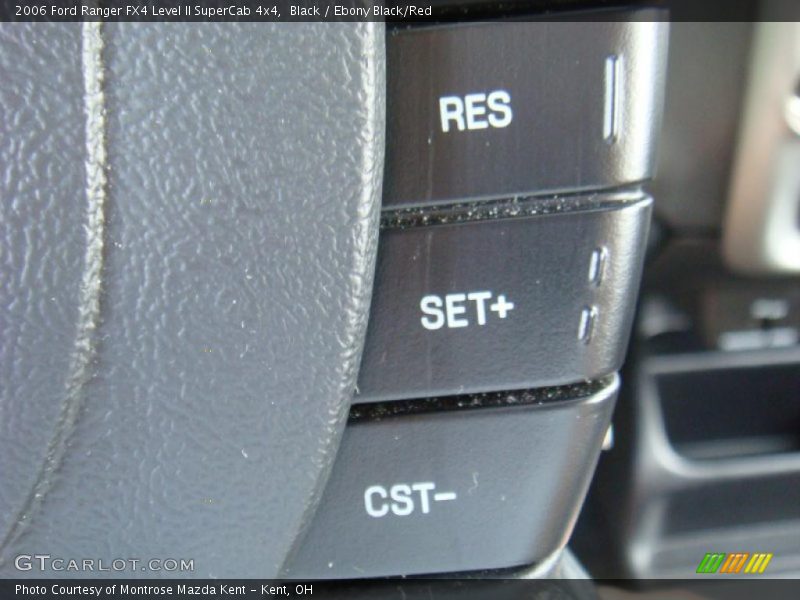 Black / Ebony Black/Red 2006 Ford Ranger FX4 Level II SuperCab 4x4