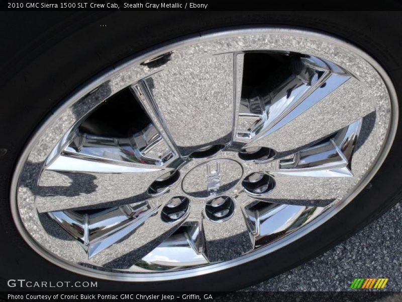 Stealth Gray Metallic / Ebony 2010 GMC Sierra 1500 SLT Crew Cab