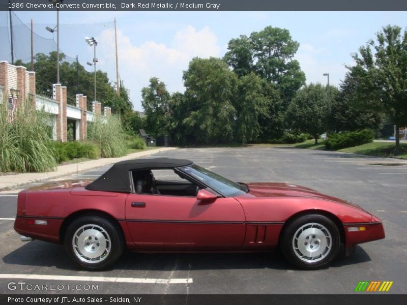  1986 Corvette Convertible Dark Red Metallic