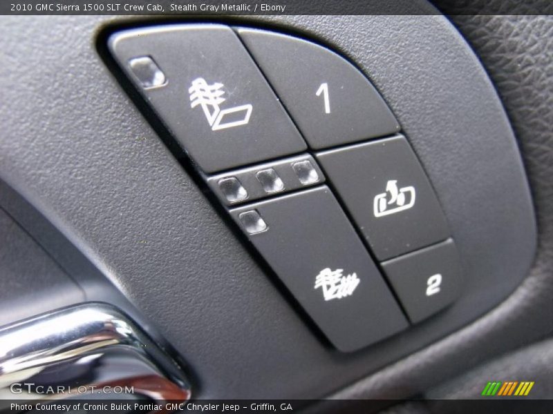 Stealth Gray Metallic / Ebony 2010 GMC Sierra 1500 SLT Crew Cab