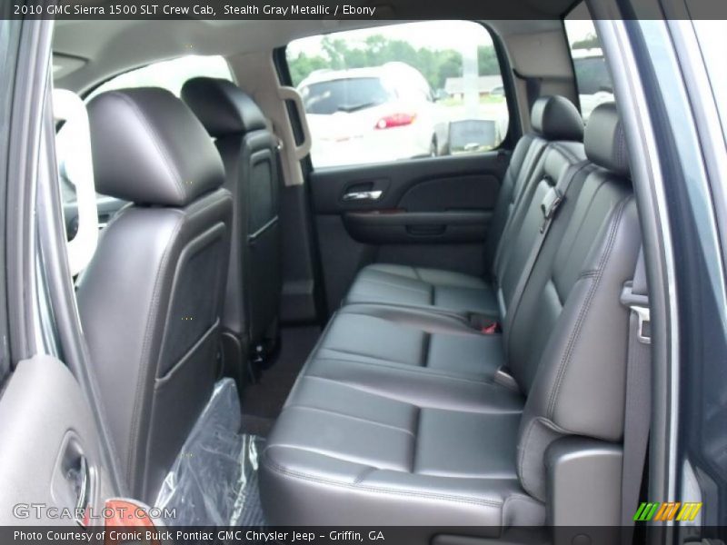 Stealth Gray Metallic / Ebony 2010 GMC Sierra 1500 SLT Crew Cab