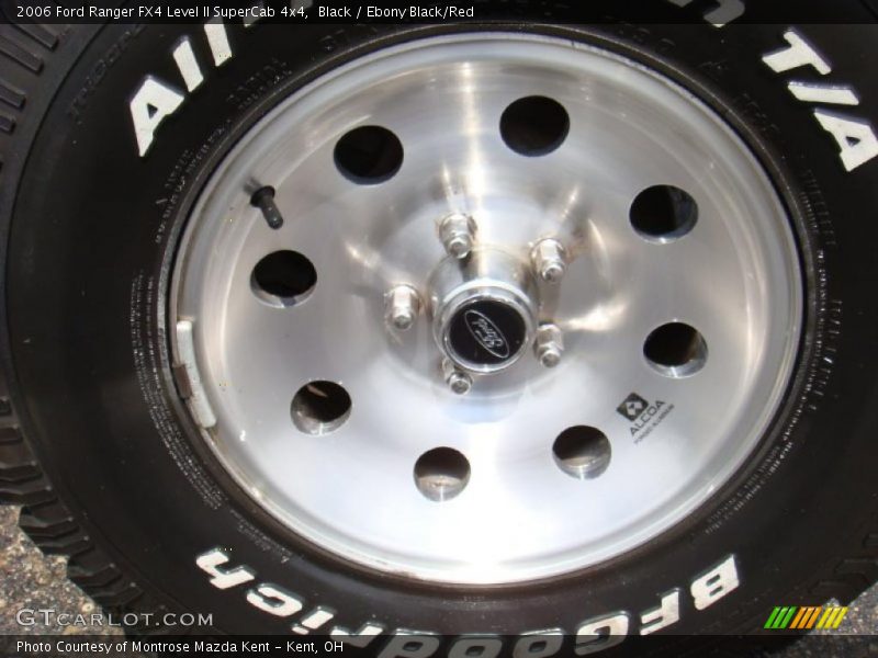 Black / Ebony Black/Red 2006 Ford Ranger FX4 Level II SuperCab 4x4