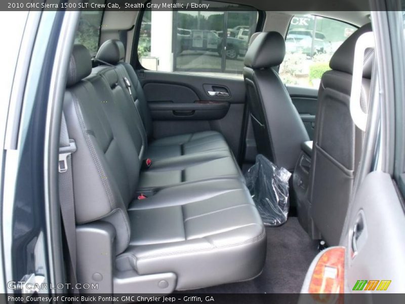 Stealth Gray Metallic / Ebony 2010 GMC Sierra 1500 SLT Crew Cab