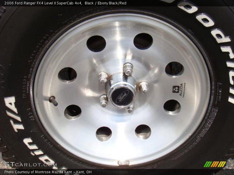 Black / Ebony Black/Red 2006 Ford Ranger FX4 Level II SuperCab 4x4